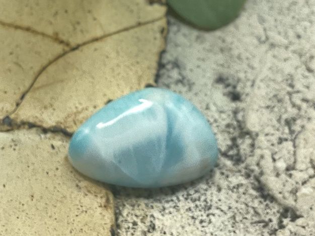 Pietre preziose: Grosser Larimar mit schönem Muster – Nuovo (secondo la descrizione) da luzern venduto da Alpendorf1 2