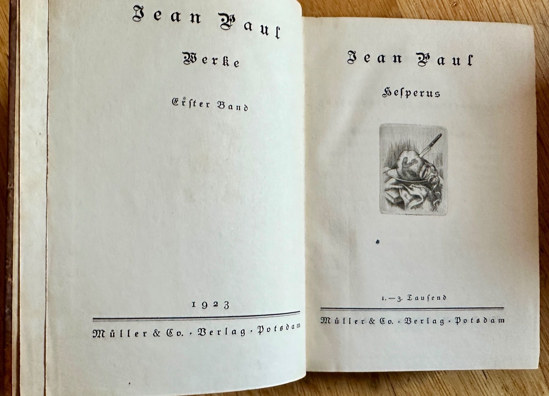 Libri: Jean Paul: Werke. 8 Bde. 1923 – Usato da Zürich venduto da allp 3
