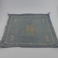 Sabra Kissenbezug aus Kaktus-Seide, Vintage -Look