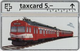 5 CHF Emmental-Burgdorf-Thun-Bahn - seltene Kunden Taxcard