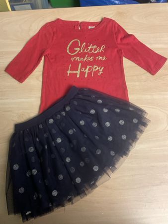 OshKosh Set, Gr. 3T, Glitzer-Look für kleine Prinzessin!Neu