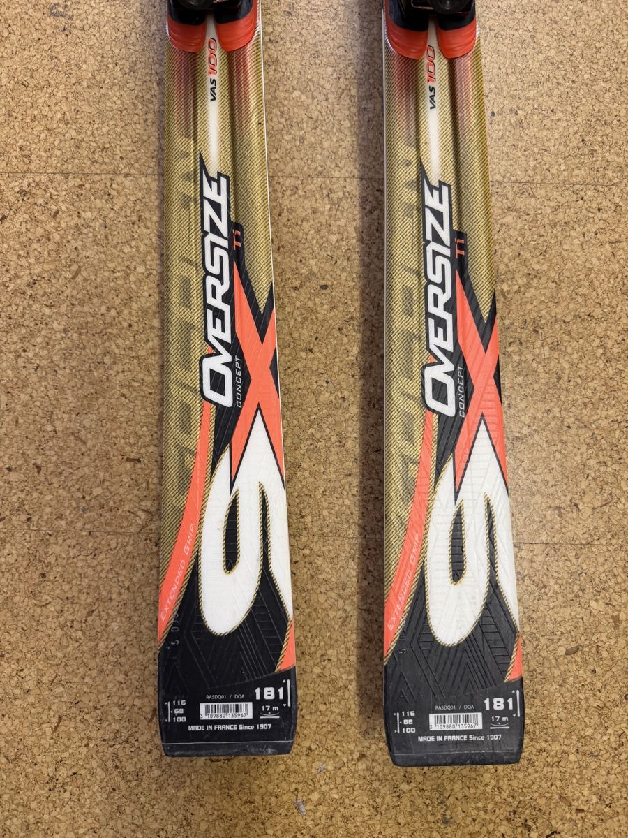 Rossignol Sci: Rossignol 9X Oversize Ti 181 cm inkl. Bindung – Usato da Gurmels venduto da SwissShop21 3