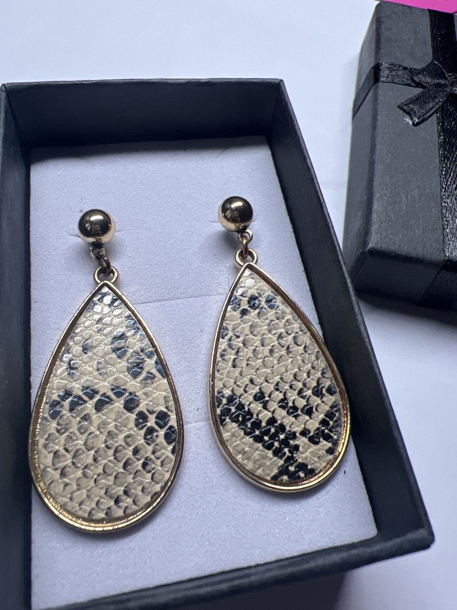Orecchini pendenti & Orecchini a lobo: Boucles d'oreilles pendantes goutte dorées serpent boho chic – Nuovo (secondo la descrizione) da Chenens venduto da anasantos90 1