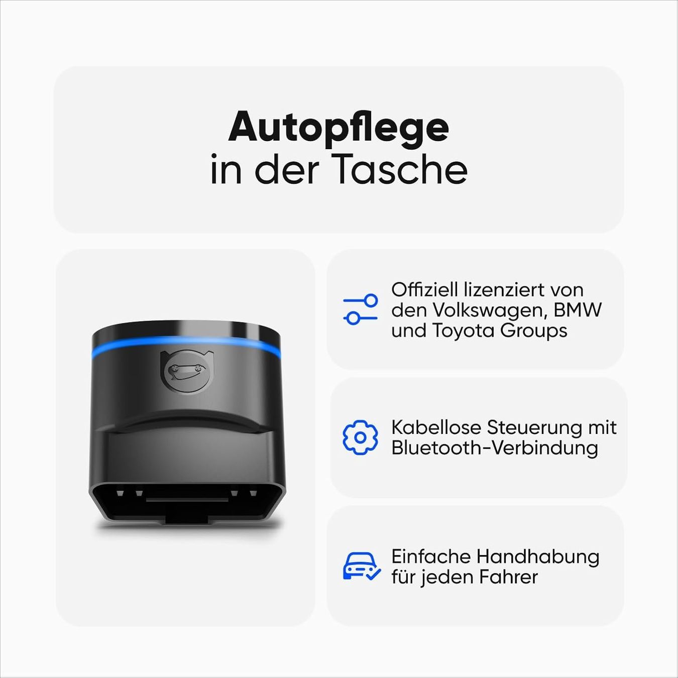 Misurare: OBD2 Diagnosegerät Bluetooth Fehlerauslese iOS Android – Nuovo e nell'imballaggio originale da Schaffhausen venduto da Alvora 2