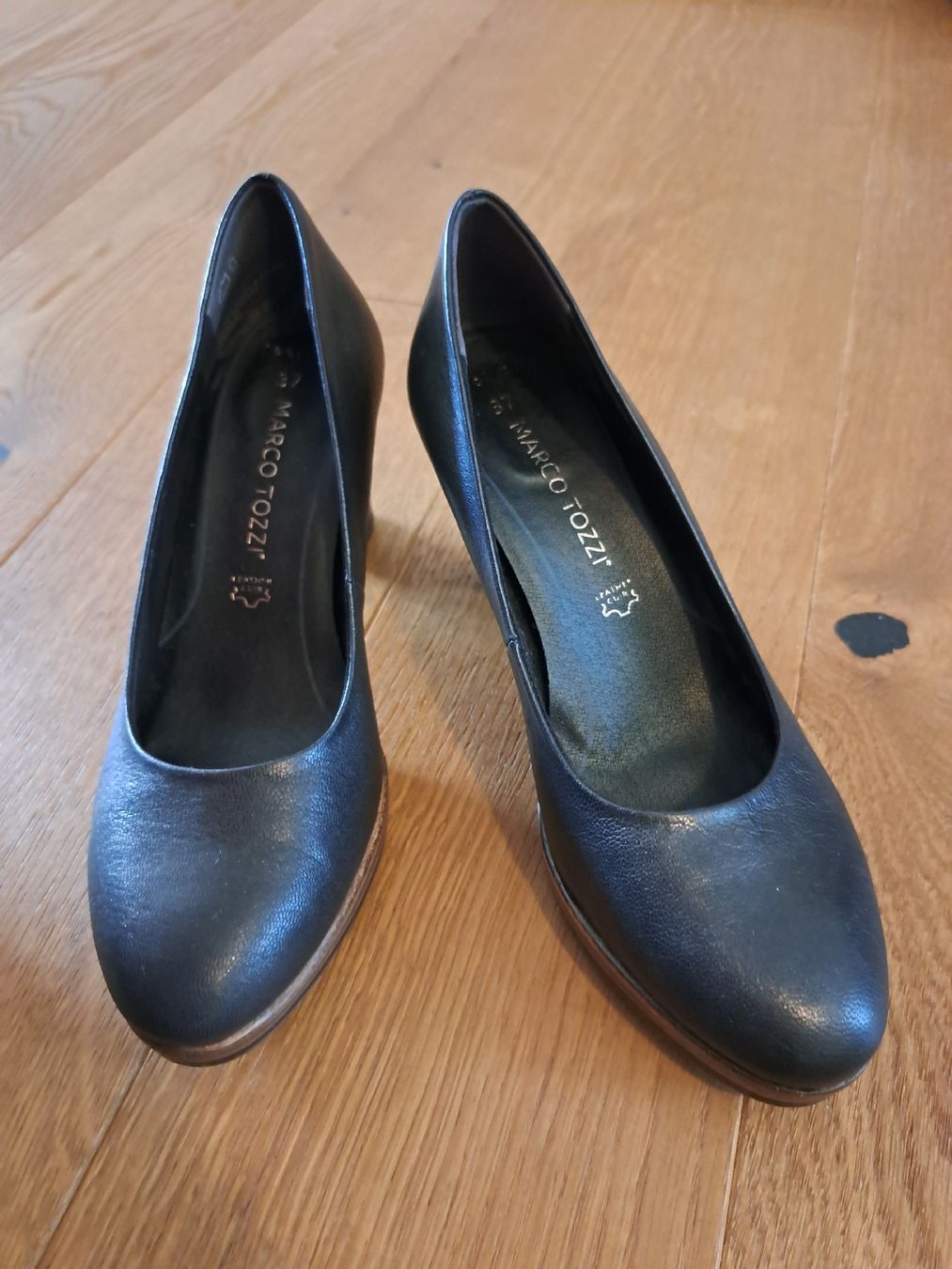 Damenschuhe: Marco Tozzi Schuhe, Schwarz, Leder, Grösse 37 – Neu (gemäss Beschreibung) aus Kerzers von sar_yv5s