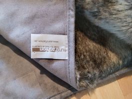 Kunstfell Decke Faux Fur Plaid EuroFashion 140x185 cm – NEU!