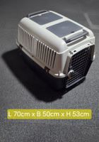 Transportbox Hund Katze L 70cm B 50cm H 53cm guter Zustand