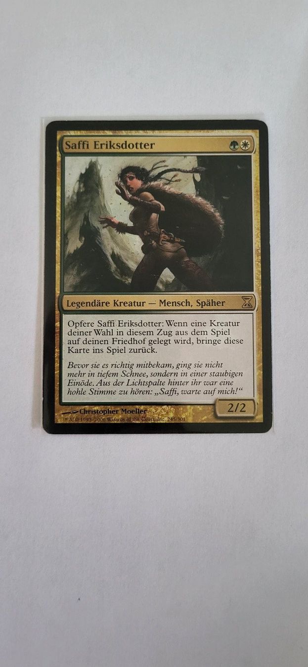 Magic The Gathering Carte collezionabili: MTG – Saffi Eriksdotter – Usato da Münsingen venduto da Heroism2010