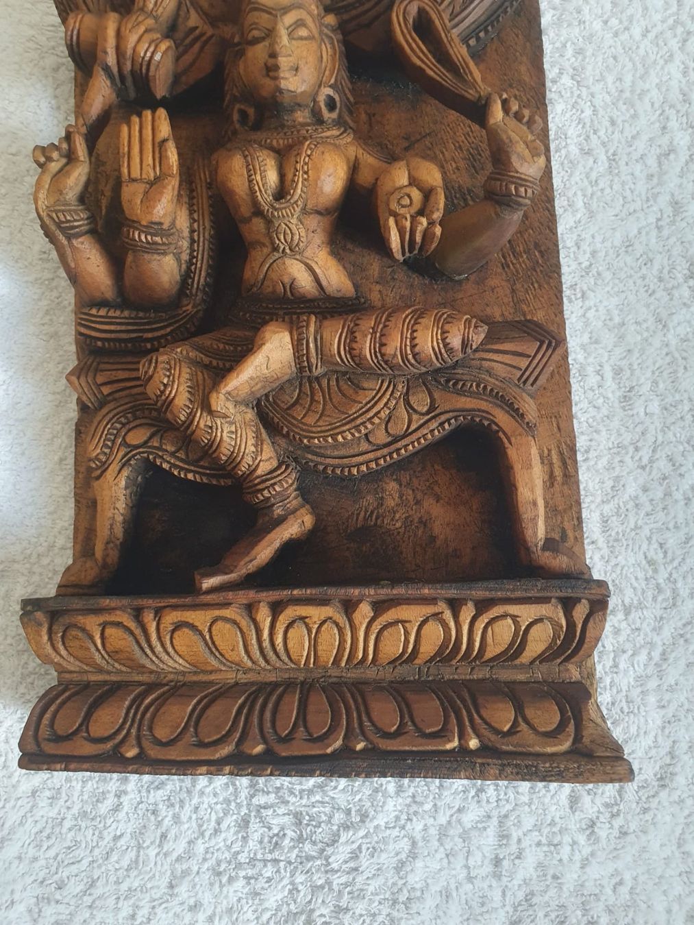 Xilografie: 2 indische Holzschnitzerei – Usato da Basel venduto da FirstClass4000 5