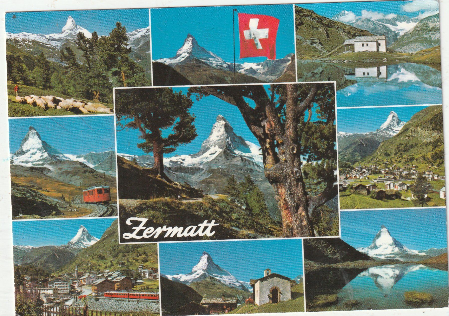 Ansichtskarten: 10 Mehrbildkarten Schweiz – Gebraucht aus Lumbrein von made02 6