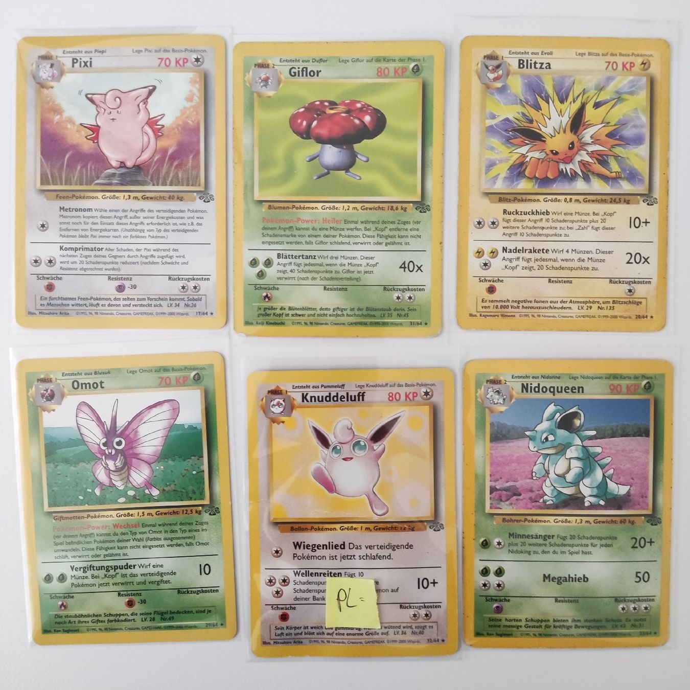 Pokémon Carte collezionabili: Pokemon Jungle Batch non Holo-DE – Usato da Wilen b. Wollerau venduto da ATS90