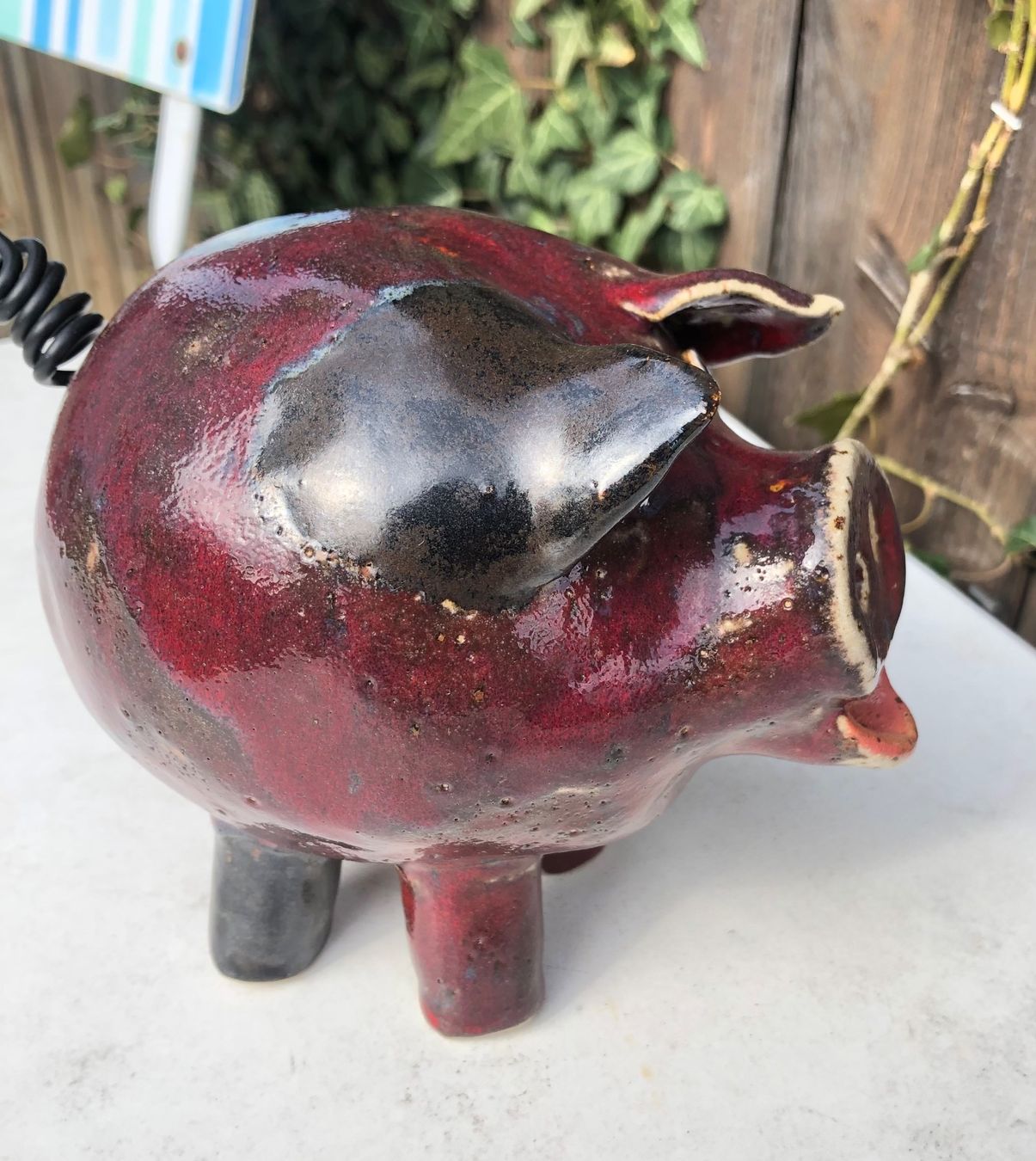 Statuette: Glücksschweinchen aus Keramik – Usato da Niederlenz venduto da lil_jxk8 4