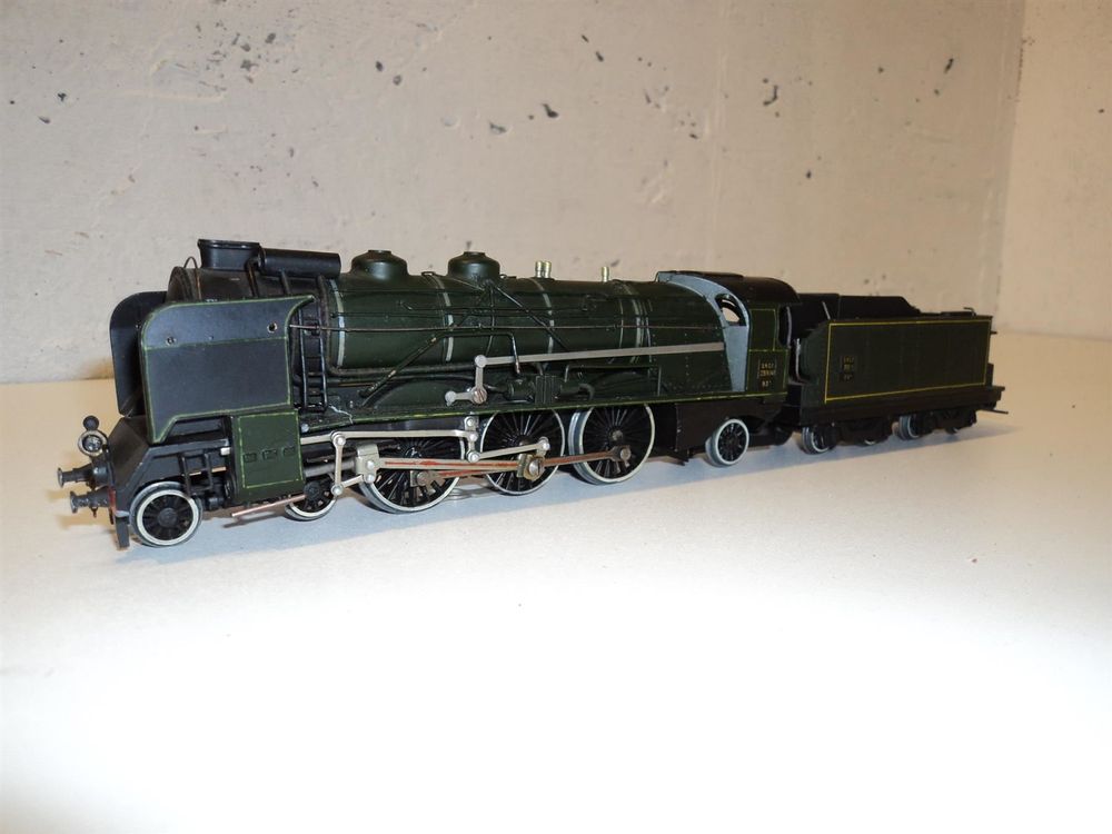 La locomotive a vapeur 231 H 141 SNCF en miniature par Antal au H0 OO