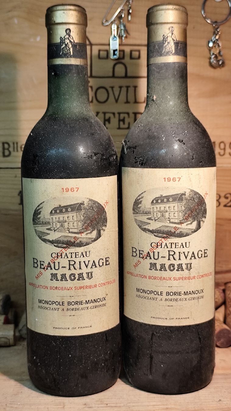 2 x 1967 Chateau Beau Rivage Monopole Borie-Manoux (Neu (gemäss ...