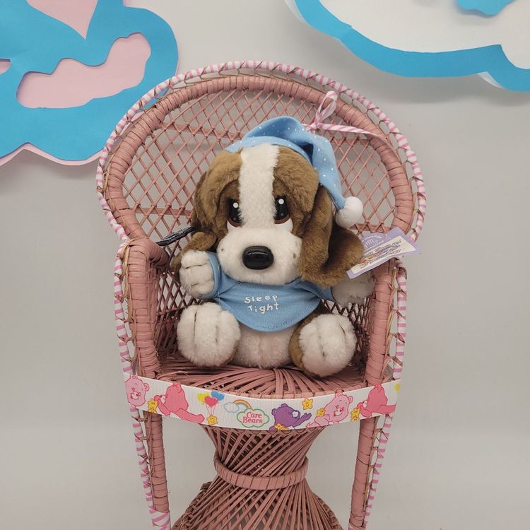 Peluche Vintage Nombrilou – Douceur Rétro – Occasion