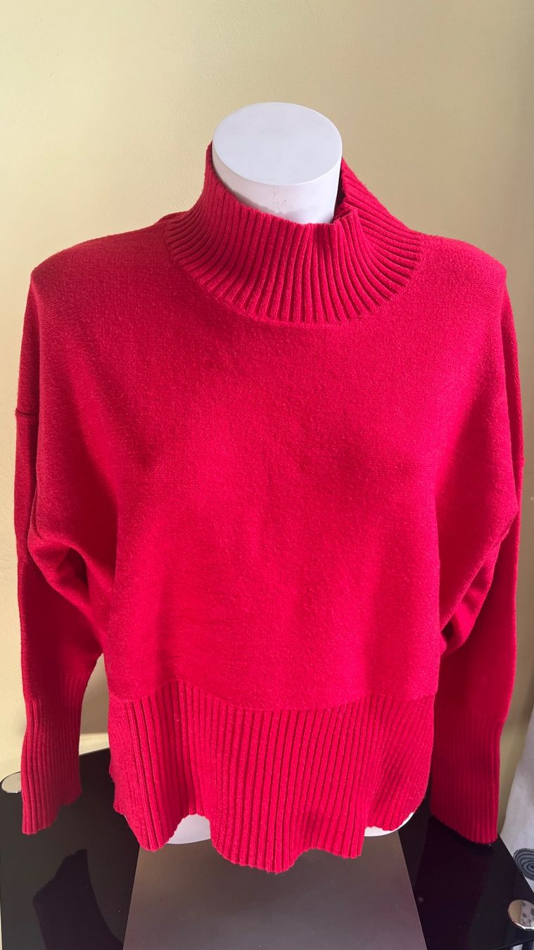 Pulls & Sweat-shirts: ROTER PULLOVER VON THESSHIRTPROJEKT GR.S – Neuf (Voir description) à Pfäffikon ZH par Ruth8