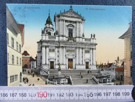 SOLOTHURN ST.URSUSMÜNSTER BELEBT AK SO 1915