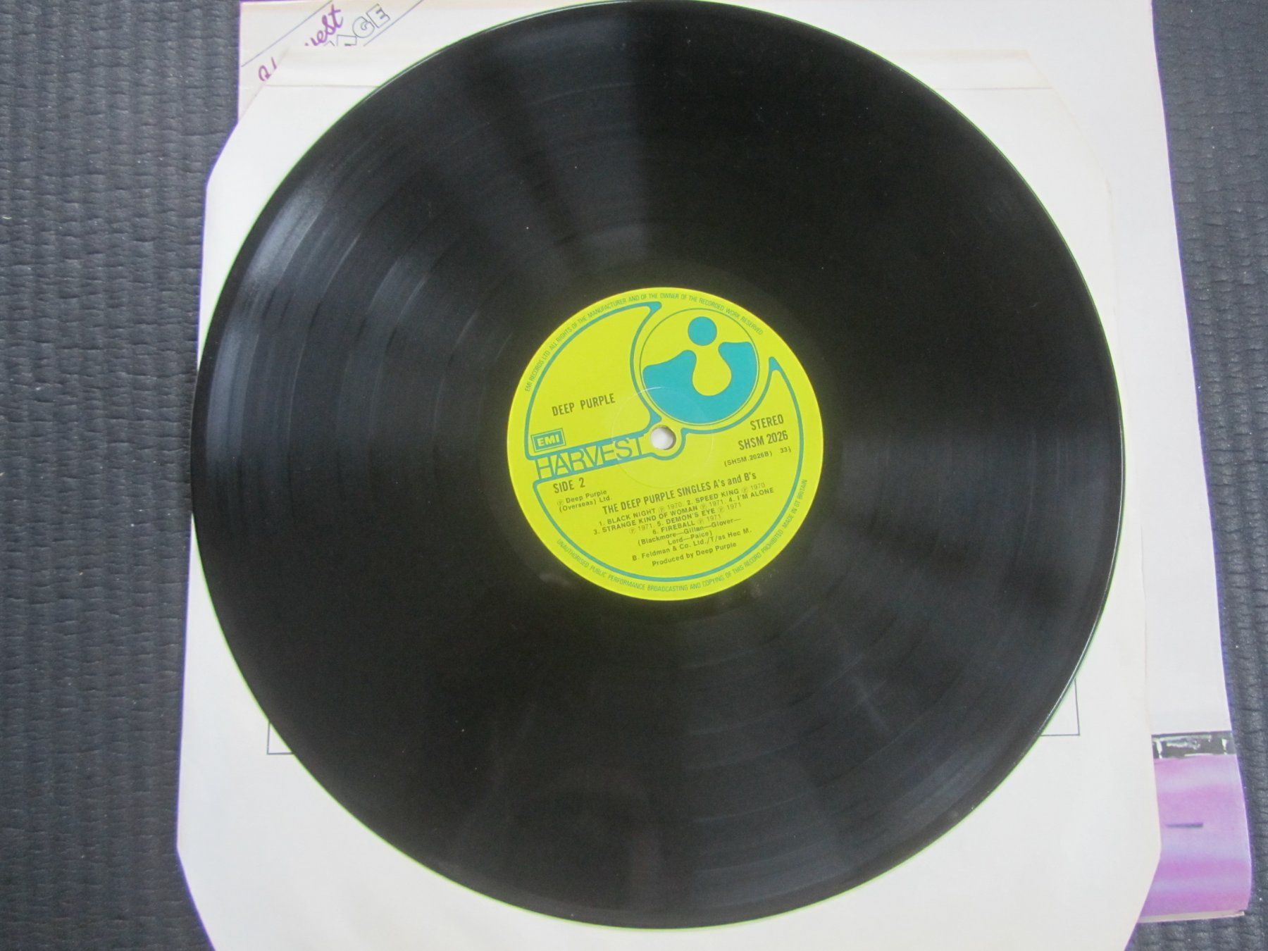 Schallplatten: The DEEP PURPLE Singles A`s  &  B`s – Gebraucht aus Seengen von mikelele 2