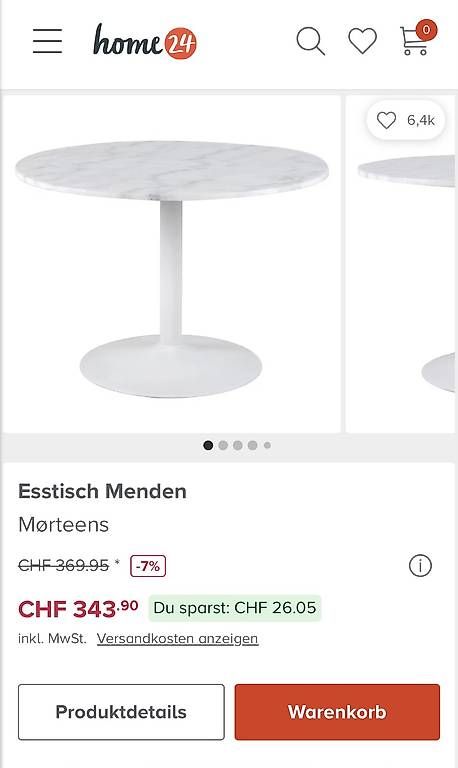Tavoli: Esstisch rund (Marmor) – Usato da Zürich venduto da nin_hb6n 2