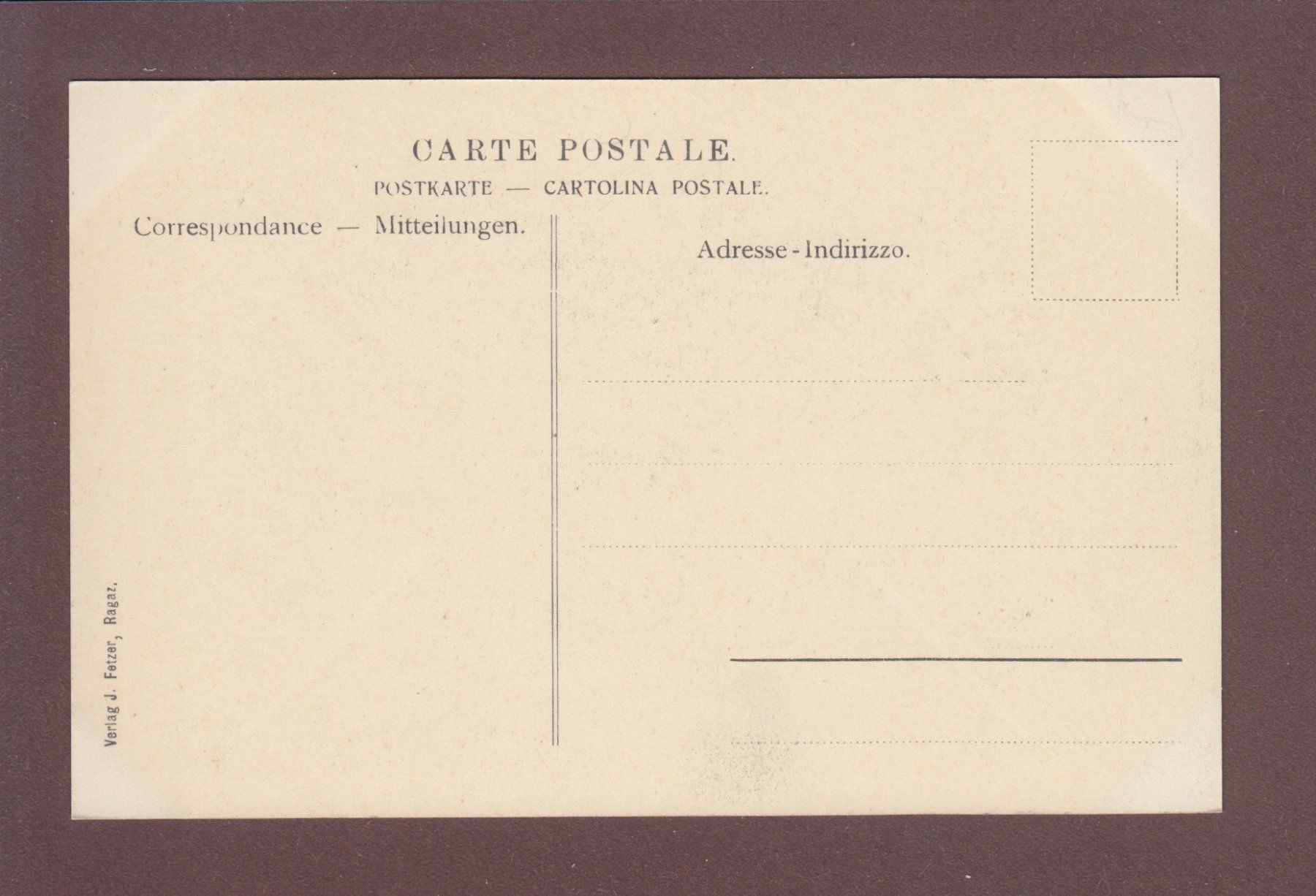Cartoline postali: Weg nach BAD PFÄFERS - Felsentor – Usato da Pully venduto da nicecards 1