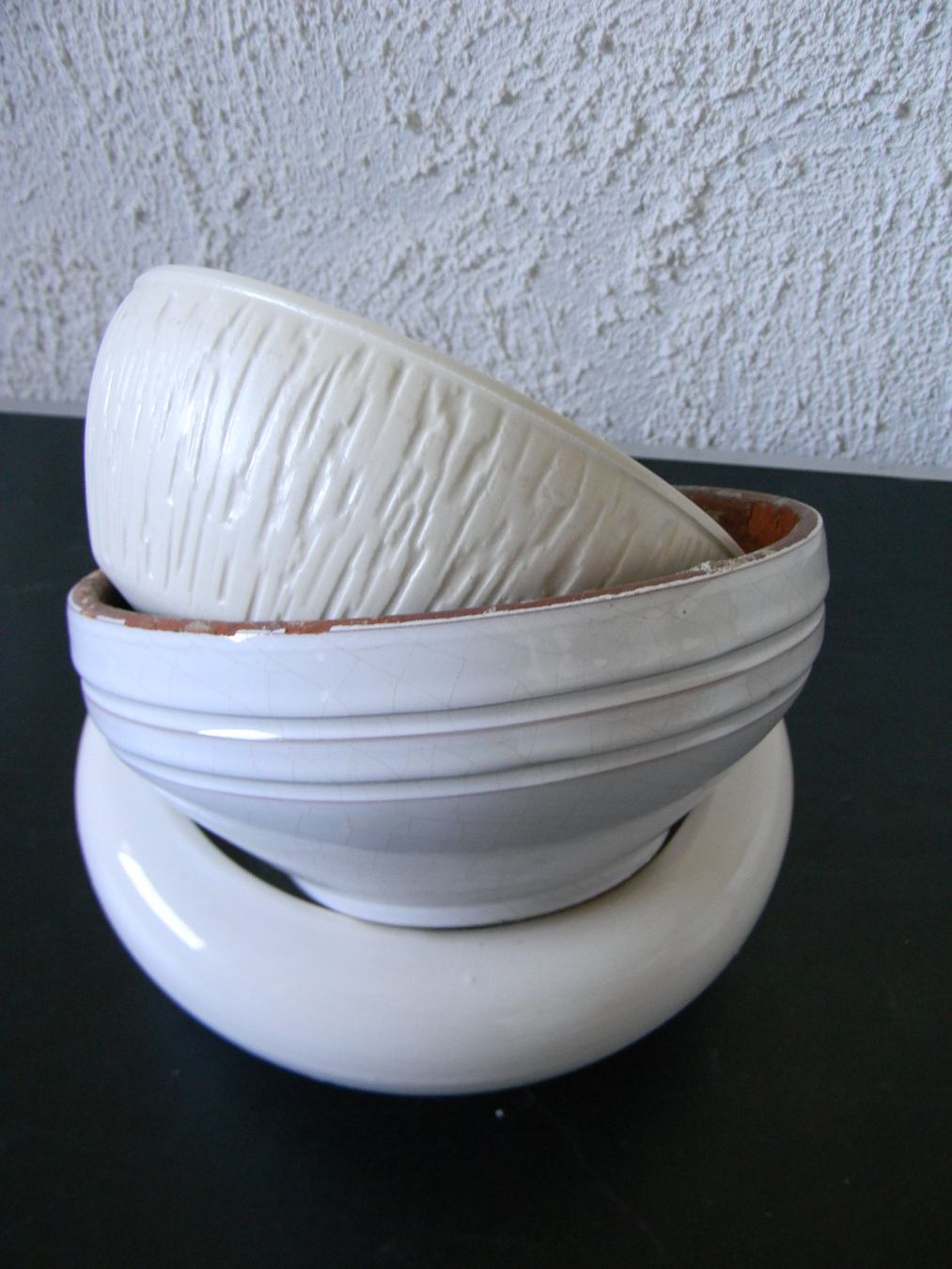 Vasi per fiori: lot de 8 cache-pots blancs – Usato da Bournens venduto da monique048 2
