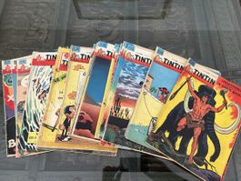 Journal Tintin de 1960/62, lot de 34 numéros 