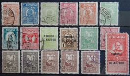 Rumänien ex. Kat. 266-305 & BoB */gest. 1920/27
