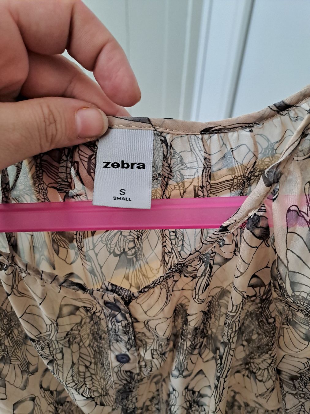 Zebra Blusen: Damen Bluse zebra Grösse S  transparent – Gebraucht aus Rickenbach LU von bishiida 2