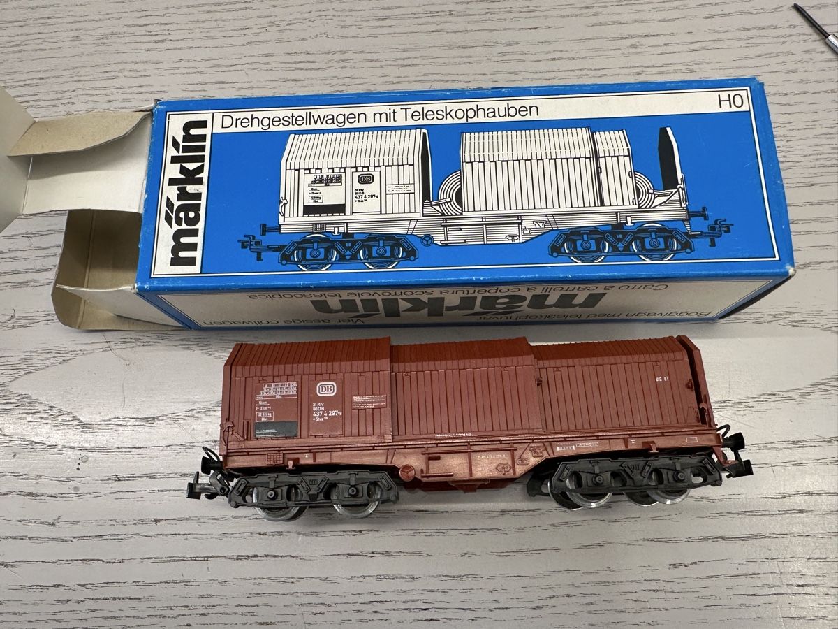 Märklin Modellini di ferrovie: Märklin 4693 DB Telekophaubenwagen – Usato da Lupsingen venduto da New-Haven 2