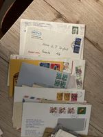 Briefmarken Sammlung internationale Briefe gemischter Zustan