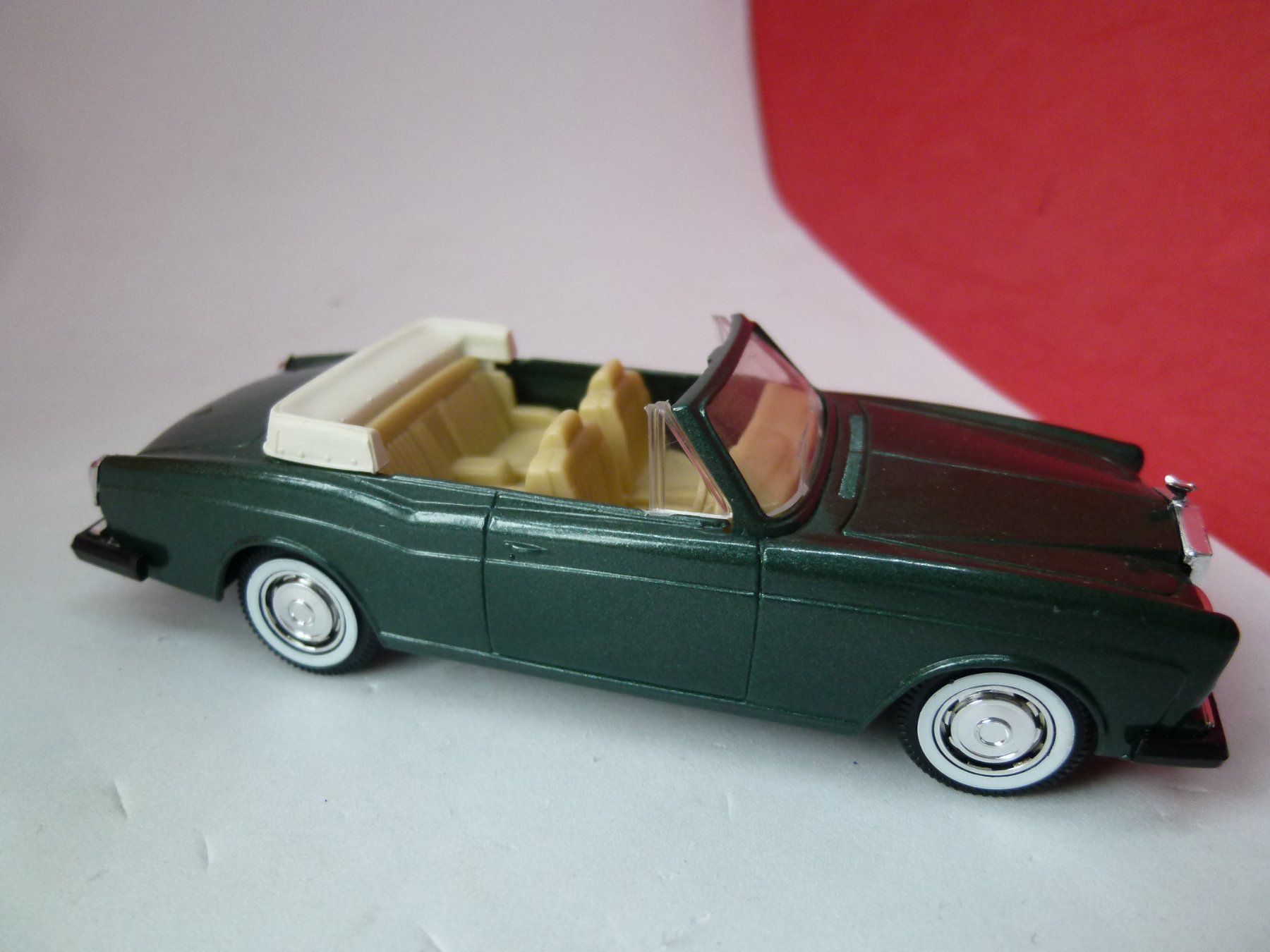 Rolls Royce Modellautos: Rolls Royce Corniche Cabrio dgrün - TOP von Solido 1988 – Gebraucht aus Reiden von Aston2
