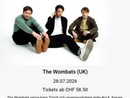 2 Tickets The Wombats Zürich