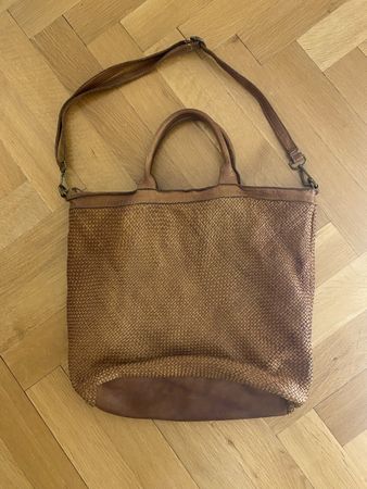 Ledertasche geflochten Vera Pelle