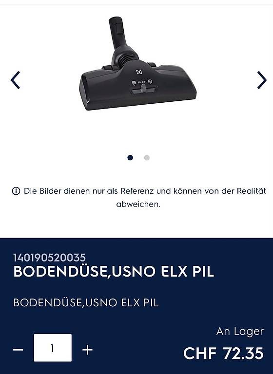 Aspirapolveri & Accessori: Bodendüse Electrolux – Usato da Winterthur venduto da Glionel 4