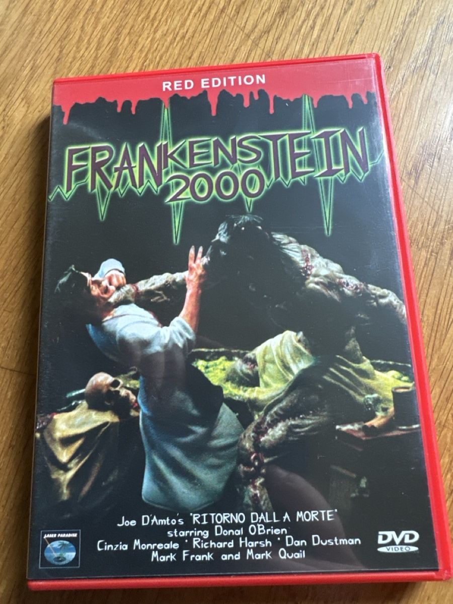 Tutti i DVDs: Frankenstein 2000 Red Edition DVD – Usato da Benken ZH venduto da Audi-erich