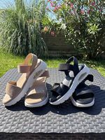 2 paires sandales Catwalk 38