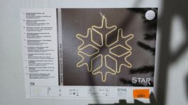 🏷️ Star Trading Outdoor LED-Schneeflocke ( 62 x 54 cm )