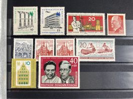DDR 1961 Lot ungebrauchte Briefmarken
