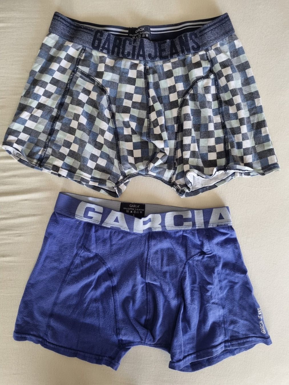 Unterwäsche: 2 Boxershorts "Garcia" (Gr. S/M) – Gebraucht aus Gams von federli29