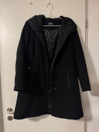 Kingfield Wintermantel Damen Gr. 40 Schwarz