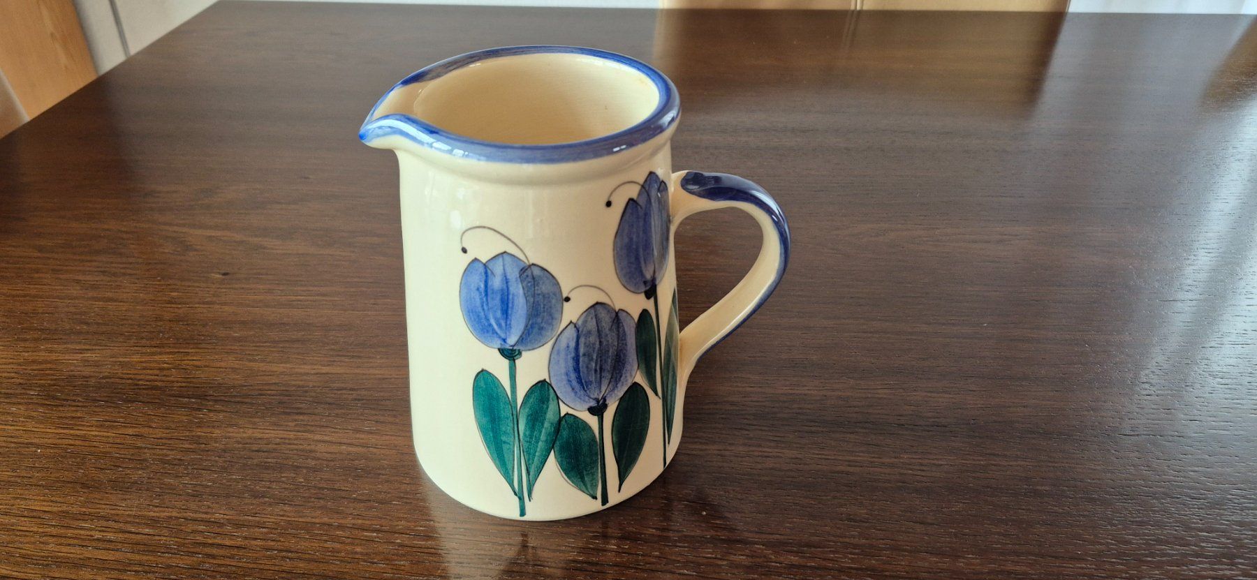 Caraffe: Keramikkrug mit Blumendekor – Usato da Eggersriet venduto da Fredb