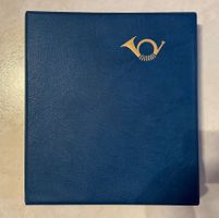 Briefmarkenalbum 30 Seiten Blau.