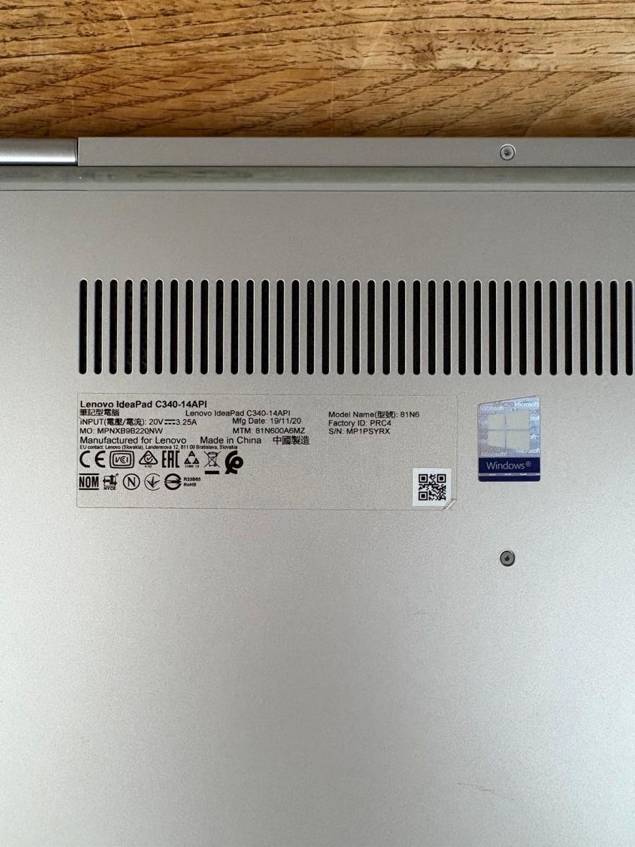 Lenovo Notebooks: Lenovo IdeaPad C340-14API – Gebraucht aus Dürnten von Mafu66 5