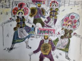 HANS BAUER  LITHOGRAPHIE SIGNIET NUMMERIERT