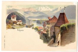 Thun farbige Lithografie