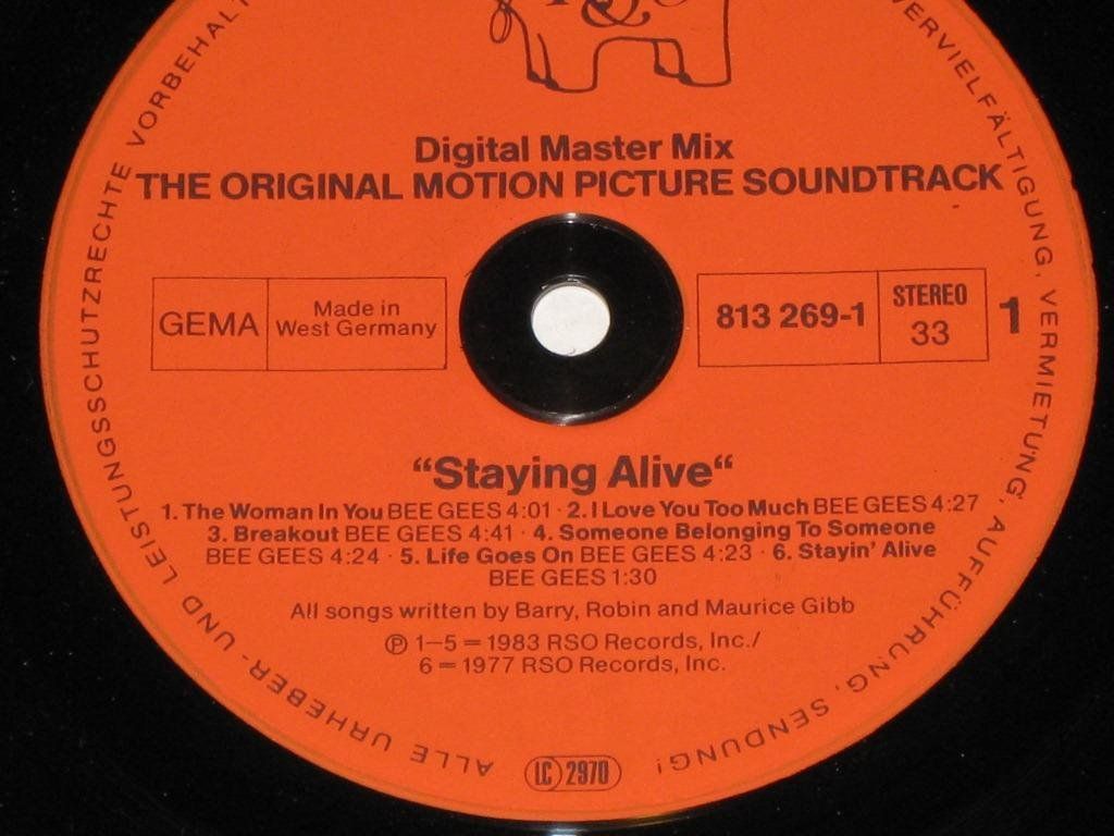 Schallplatten: LP - STAYING ALIVE – Gebraucht aus Steckborn von Quo7 2