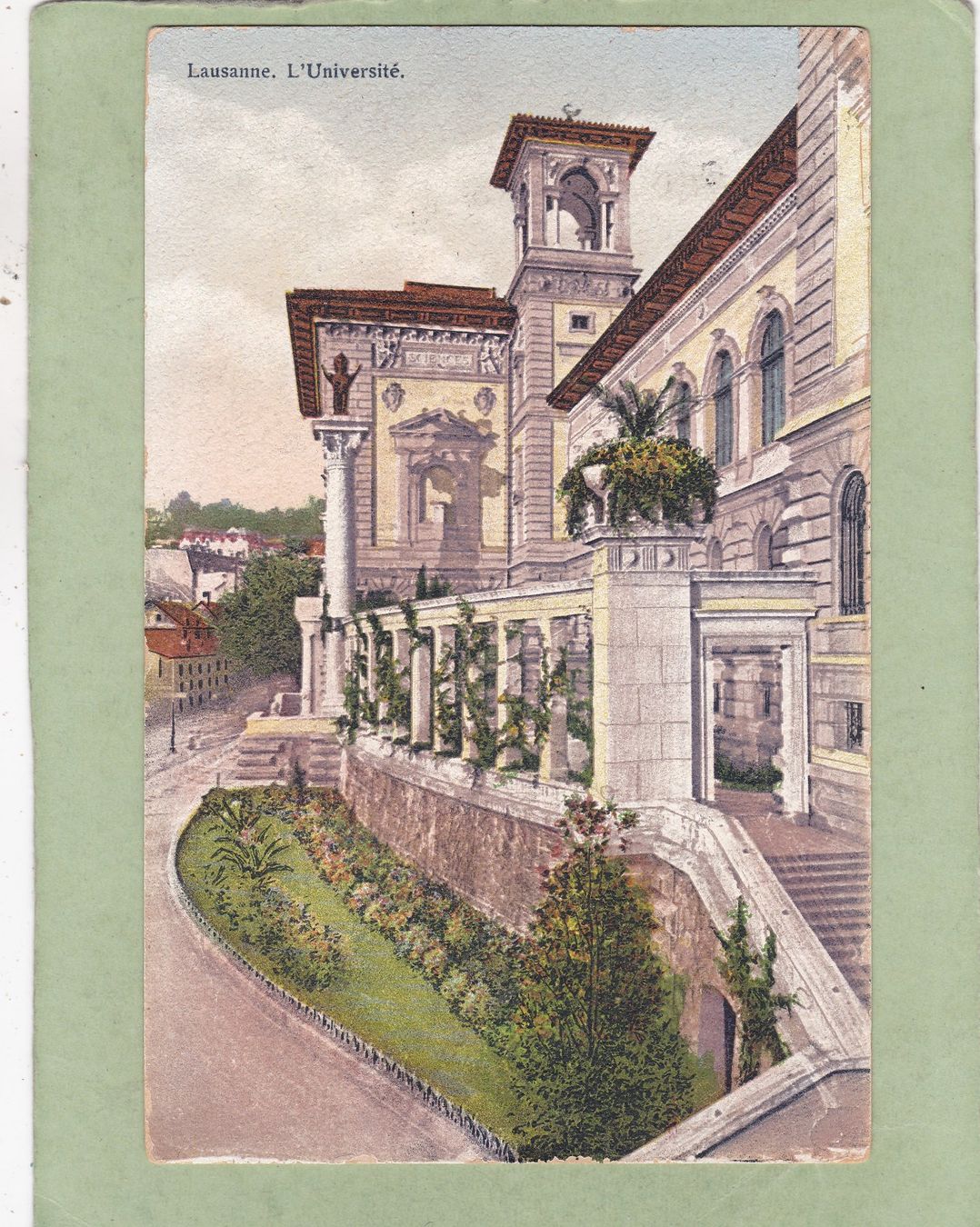 Ansichtskarten: Lausanne l' Université 1911 – Gebraucht aus Herisau von Lisegrat2008