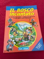 Il bosco incantato (Italienisch) leggere e colorare