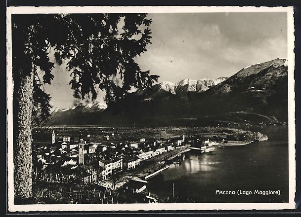 Ansichtskarten: Ascona /Lago Maggiore, Panorama mit Berg – Gebraucht aus Berlin von bartko-reher