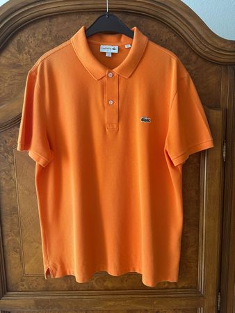 Polohemd Lacoste Orange Slim Fit Grösse XL neuwertig